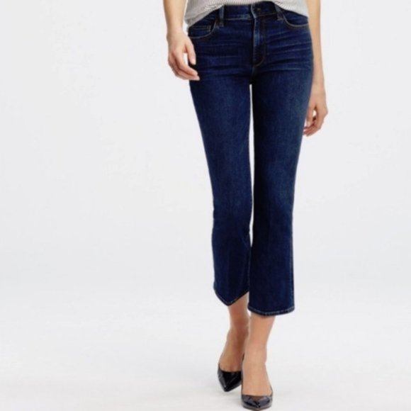loft curvy kick crop jeans